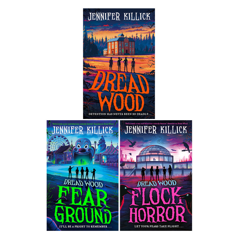 Dread Wood Series Collection 3  Books Set By Jennifer Killick (Dread Wood, Fear Ground & Flock Horror)