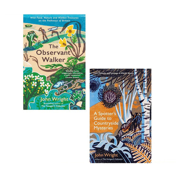 John Wright 2-Book Set: The Observant Walker & A Spotter’s Guide to Countryside Mysteries – Discover Nature’s Hidden Secrets & Mysteries"