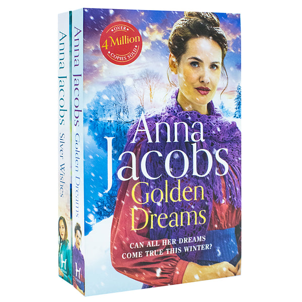 Anna Jacobs Jubilee Lake Series 2 Books Collection Set (Silver Wishes & Golden Dreams)