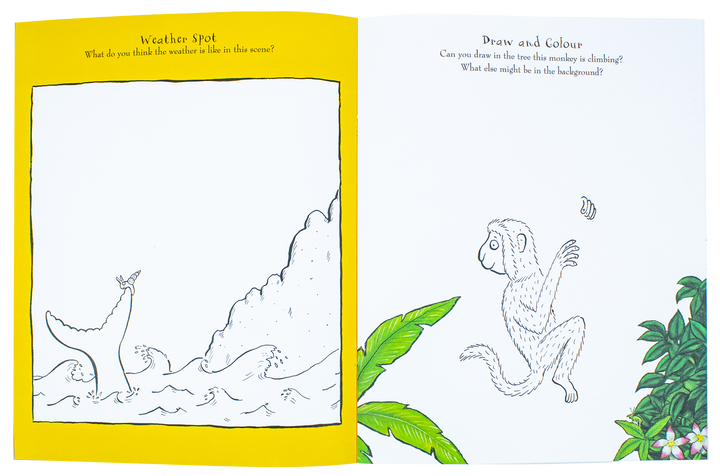 Julia Donaldson Picture & Activity 4-Book Collection– The Gruffalo Activity & Puzzle Book,Room on the Broom Coloring, Fun & Educational Kids’ Learning