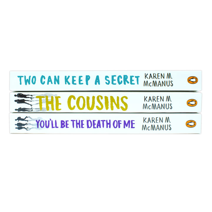 Karen McManus 3 Book Collection Set – The Cousins, You Be The Death of Me, Two Can Keep a Secret | Mystery, Thriller, Suspense, Young Adult Fiction