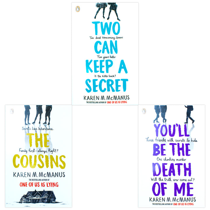 Karen McManus 3 Book Collection Set – The Cousins, You Be The Death of Me, Two Can Keep a Secret | Mystery, Thriller, Suspense, Young Adult Fiction