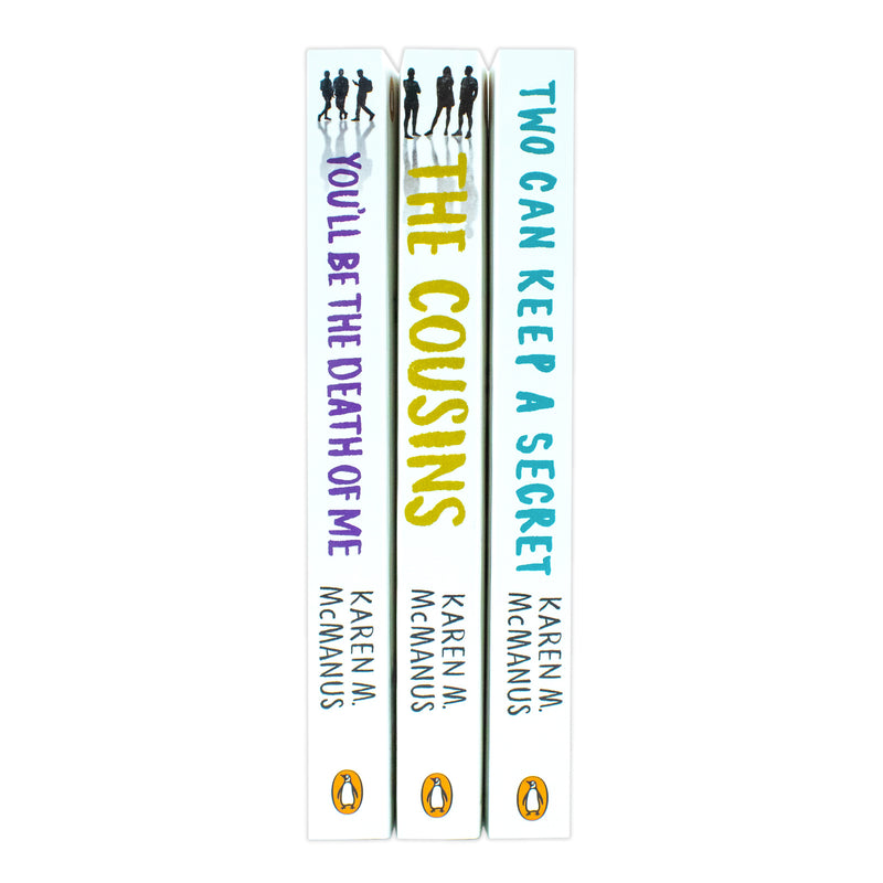 Karen McManus 3 Book Collection Set – The Cousins, You Be The Death of Me, Two Can Keep a Secret | Mystery, Thriller, Suspense, Young Adult Fiction