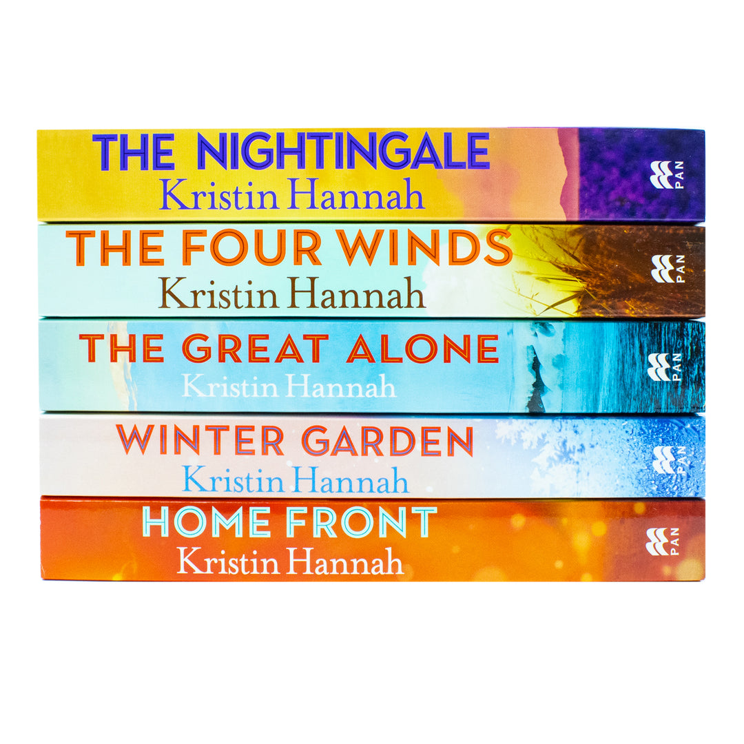 Kristin Hannah Book Collection, 5 Novels for Ages 12 +, Includes The Nightingale and The Four Winds, Emotional Fiction on Love Survival Family