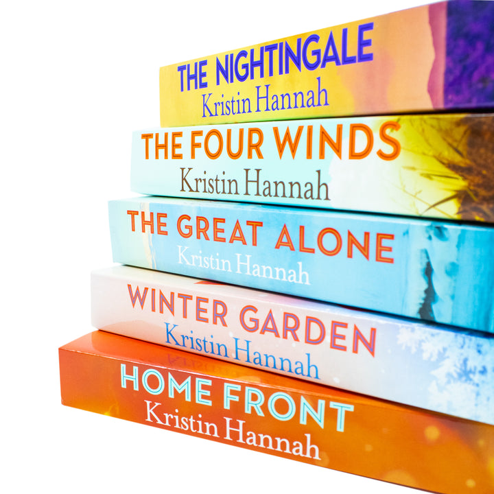 Kristin Hannah Book Collection, 5 Novels for Ages 12 +, Includes The Nightingale and The Four Winds, Emotional Fiction on Love Survival Family