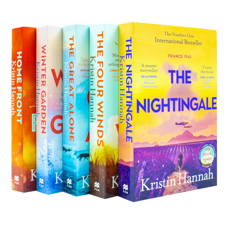 Kristin Hannah Book Collection |5 Novels for Ages 12+ – Includes The Nightingale & The Four Winds | Emotional Fiction on Love, Survival & Family Bonds