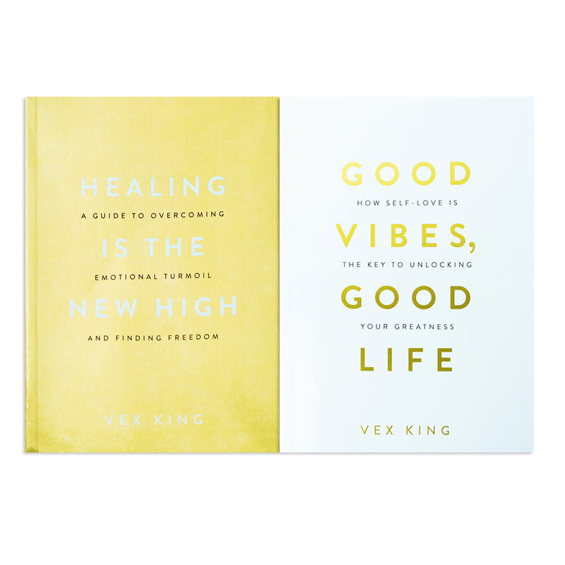 The Golden Vex King Collection 2 Books ( Healing is the New High, Good Vibes)