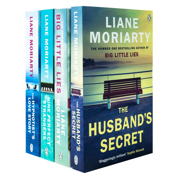 Liane Moriarty Collection 4 Books Set (The Husband's Secret, Big Little Lies, Nine Perfect Stranger,The Hypnotist's Love Story)