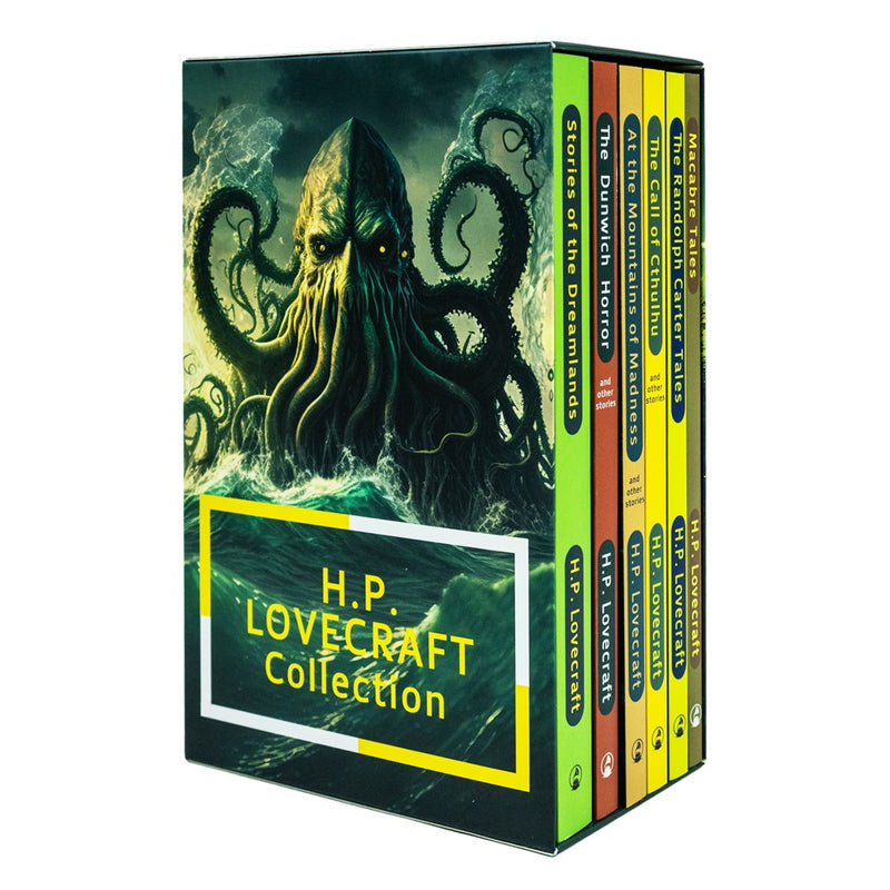H.P. Love Craft Collection 6 Book Set (Macabre Tales, At the Mountains of Madness, The Call of Cthulhu & Others)