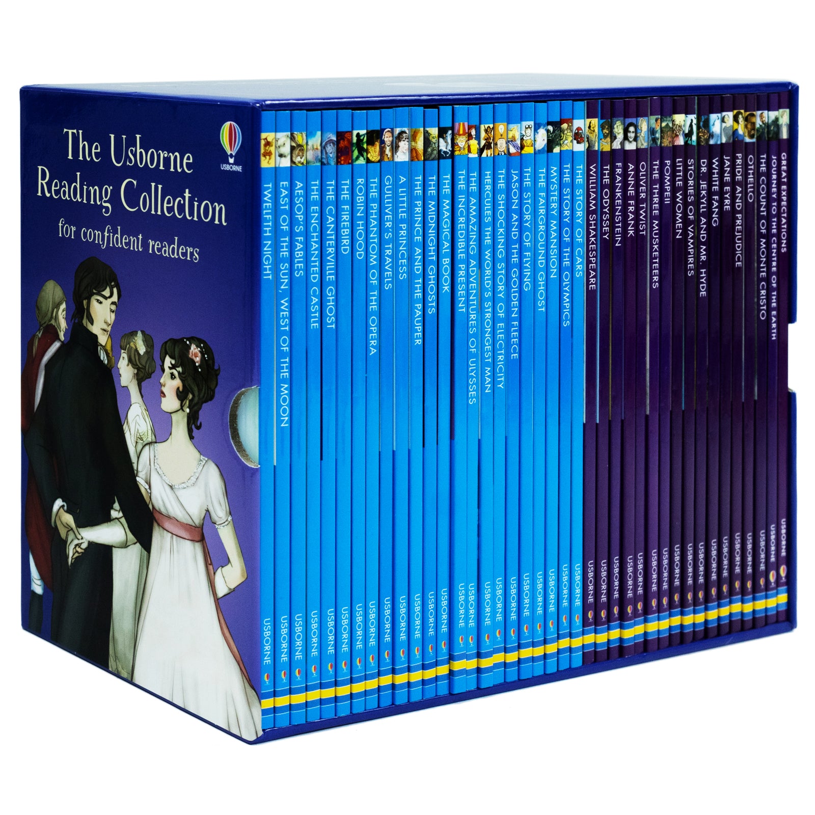 Usborne Confident Readers Reading Library 40 books (Purple) Box Set ...
