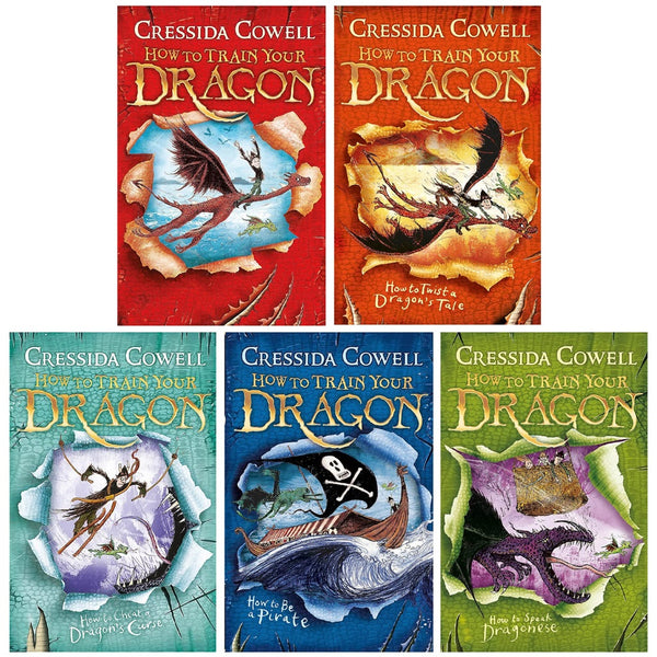 How To Train Your Dragon 5 Books Collection 1 to 5 by Cressida Cowell