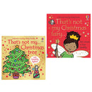 That's Not My Christmas Collection 2 Book Set By Fiona Watt (That's Not My Christmas Tree & That's Not My Christmas Fairy)