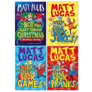 Matt Lucas Collection 4 Books Set (The Boy Who Slept Through Christmas [Hardcover], My Very Very Very Very Very Very Very Silly Book of Jokes, Games, Pranks