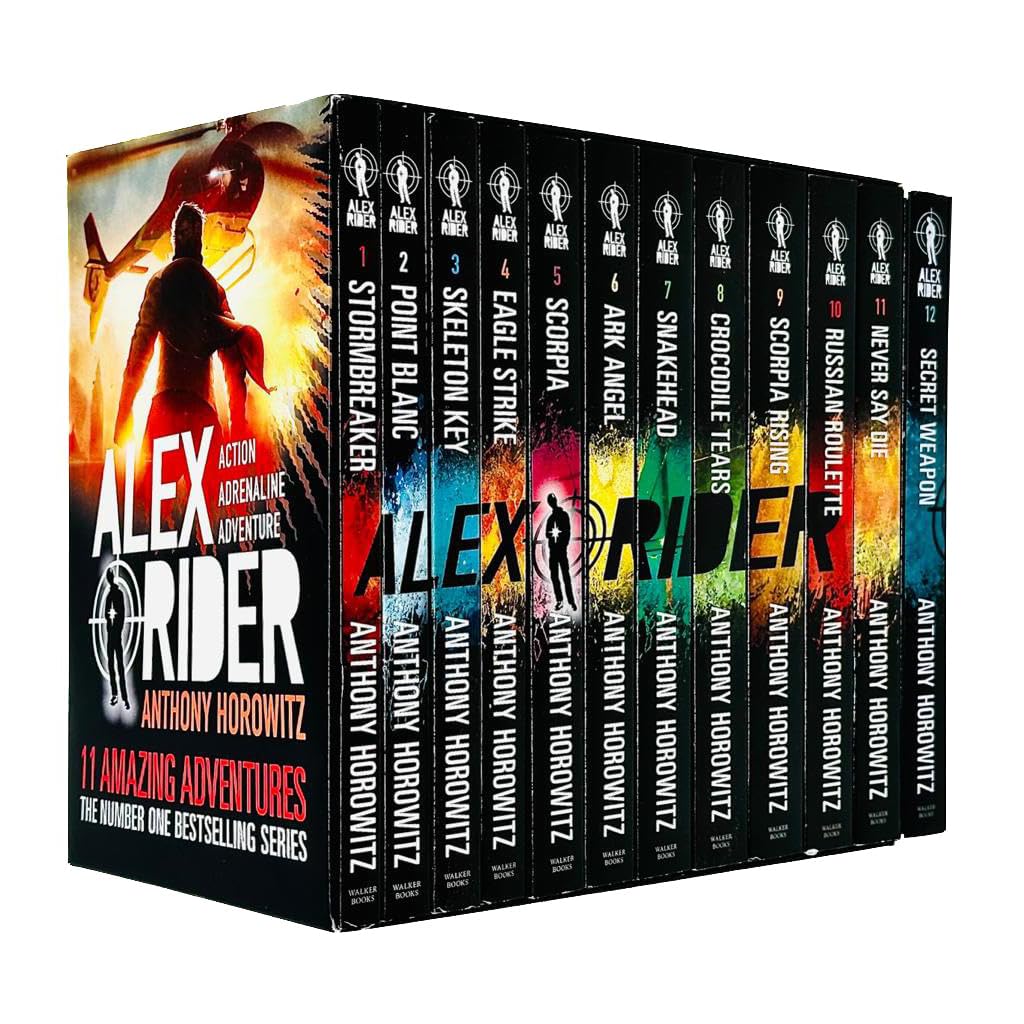 Alex Rider Series - 12 Books Collection by Anthony Horowitz – Lowplex Books
