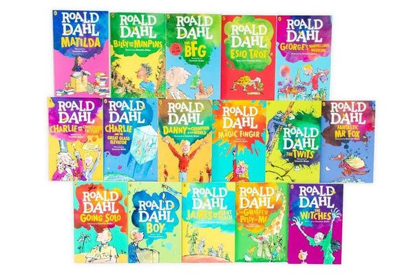 Roald Dahl Collection 16 Books Set ( DAMAGED BOX)