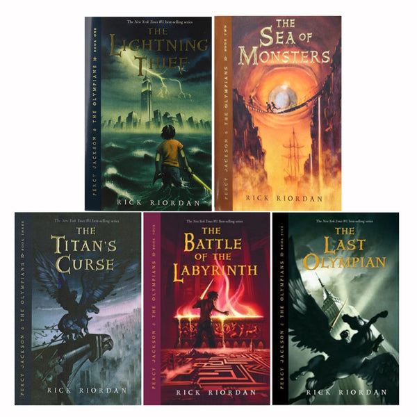 Percy Jackson & The Olympians by Rick Riordan – 5-Book Hardback Collection | Epic Fantasy Adventure, Greek Mythology & Bestselling Kids’ Series