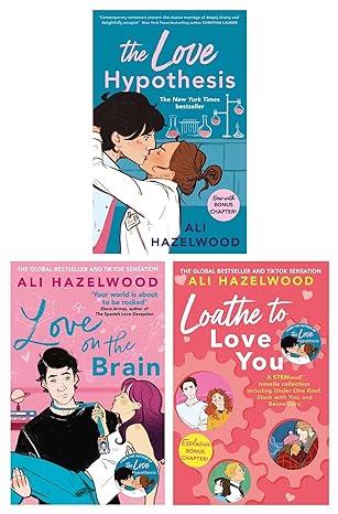 Ali Hazelwood Collection 3 Books Set (The Love Hypothesis, Love on the Brain & Loathe To Love You)