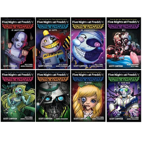 Five Nights at Freddy's: Tales from the Pizzaplex Series 8 Books Collection Set By Scott Cawthon