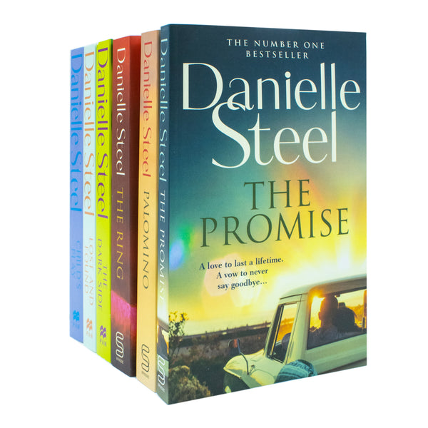 Danielle Steel Collection 6 Books Set (The Promise, Palomino, The Ring, Dark Side, Lost & Found, Child Play)