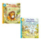 The Ugly Duckling and The Lion and the Mouse & The Donkey and the Lapdog Easy Readers 2 Books Collection Set