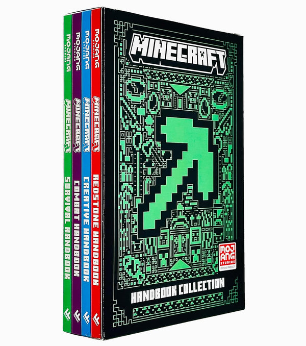 All New Official Minecraft Combat Handbook 4 Books Box Set Collection By Mojang AB
