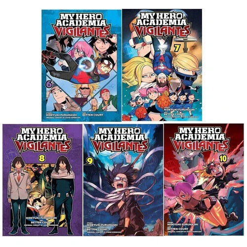 My Hero Academia Vigilantes Volume 6-10 Collection 5 Books Set Series 2 By Kohei Horikoshi