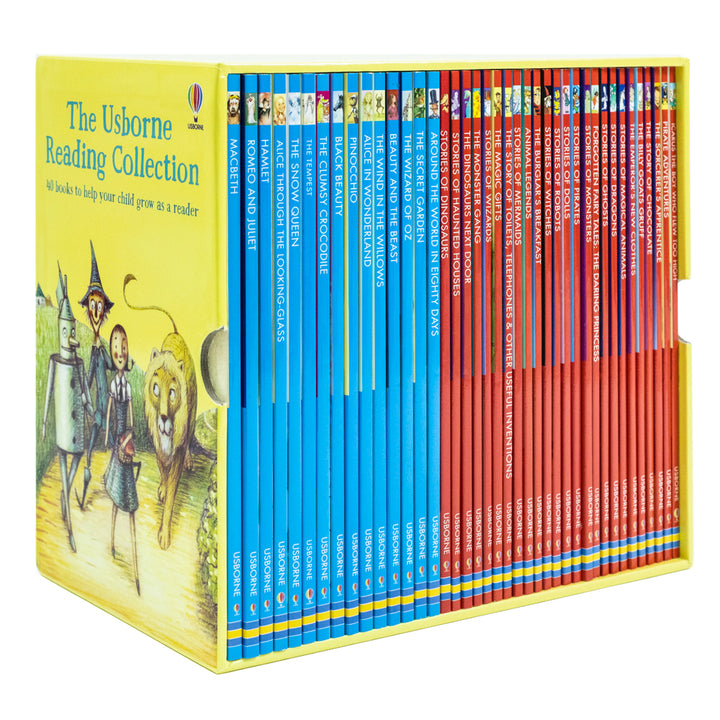 Usborne Reading Library Young Readers 40 Books Box Set (Yellow) |Children's Fiction, Early Learning, Adventure, Education, Fun Stories