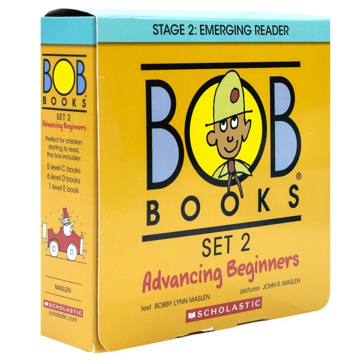 Bob Books Set 2: Advancing Beginners (Stage 2: Emerging Reader) – 12 Book Set for Early Reading | Phonics-Based Beginner Readers | Children's Literacy
