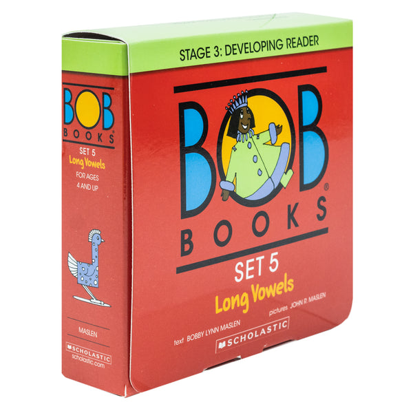 Bob Books Set 5: Long Vowels (Stage 3: Developing Readers) | 8-Book Set for Kids | Phonics, Literacy, Early Reading Skills, Fun & Educational Stories