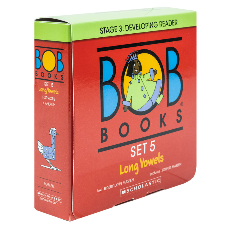 Bob Books Set 5: Long Vowels (Stage 3: Developing Readers) | 8-Book Set for Kids | Phonics, Literacy, Early Reading Skills, Fun & Educational Stories