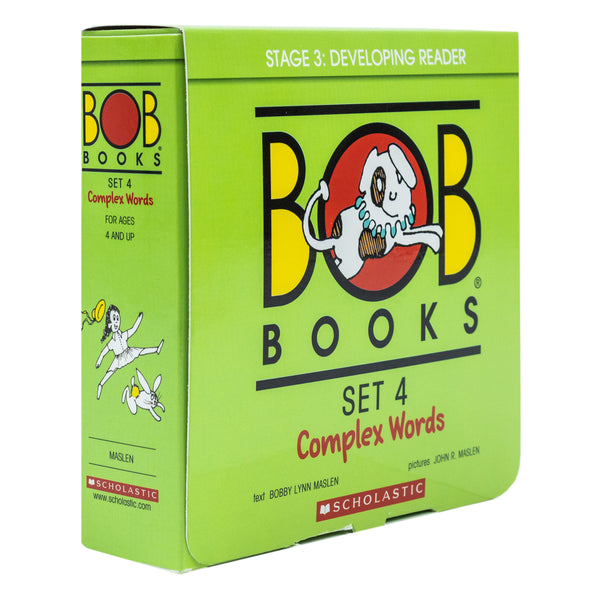 Bob Books - Complex Words Box Set Phonics, Kindergarten, First Grade (Stage 3: Developing Reader)
