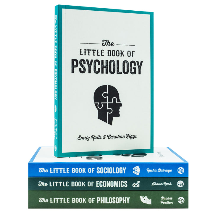 The Little Book of Philosophy, Sociology, Economics & Psychology| 4 Book Collection Set |Non-Fiction, Education, Learning, Insight & Critical Thinking