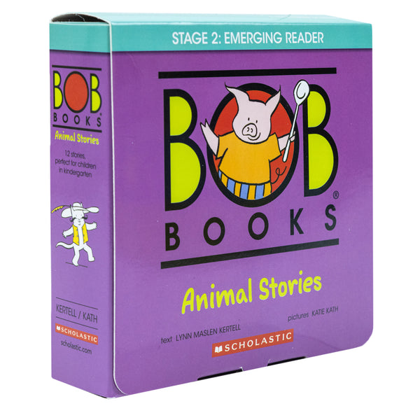 Bob Books: Animal Stories (Stage 2: Emerging Reader) 12 Books Collection Set By Scholastic