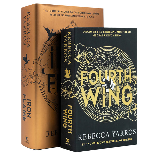 The Empyrean Series 2 Books Collection Set by Rebecca Yarros - Iron Flame (Hardback), Fourth Wing