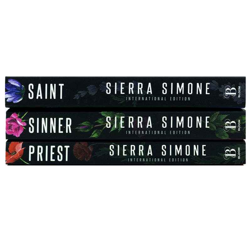 Sierra Simone Priest Trilogy – 3 Hardback Book Set | Steamy, Bestselling Romance Series for Adults: Priest, Sinner & Saint | Passion & Temptation