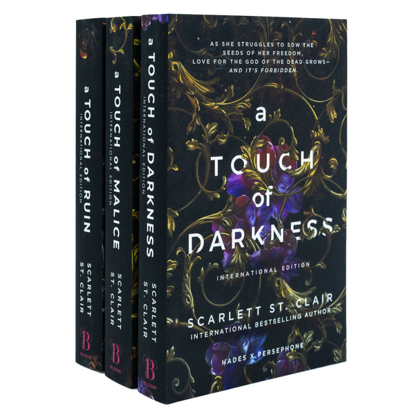 Hades X Persephone 3 Books Collection Set By Scarlett St. Clair (A Touch of Darkness, A Touch of Ruin & A Touch of Malice)