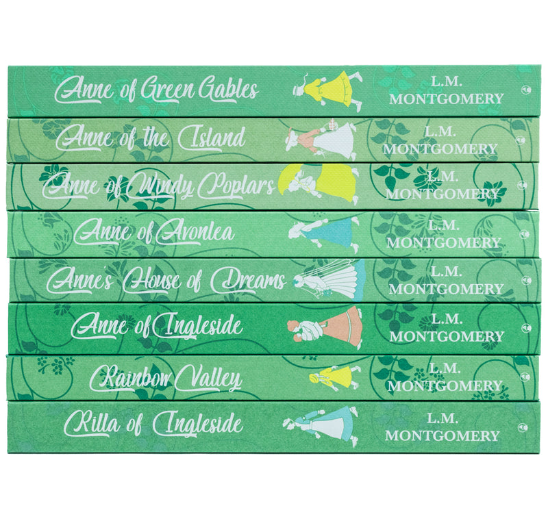 The Complete Collection Anne Of Green Gables 8 Books Hardcover Set - Classic Children's Literature, Adventure, Friendship, Imagination & More