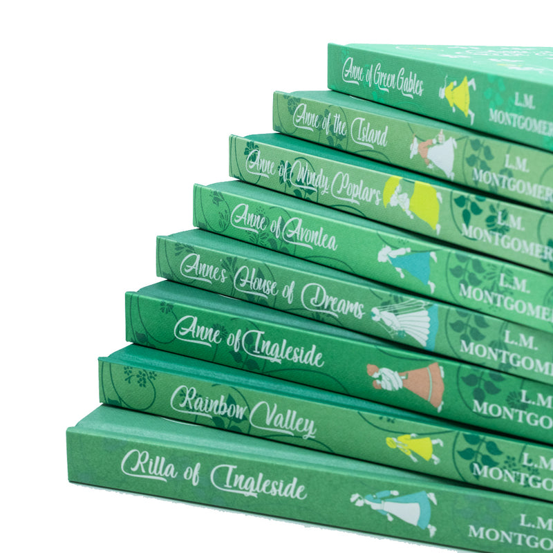 The Complete Collection Anne Of Green Gables 8 Books Hardcover Set - Classic Children's Literature, Adventure, Friendship, Imagination & More