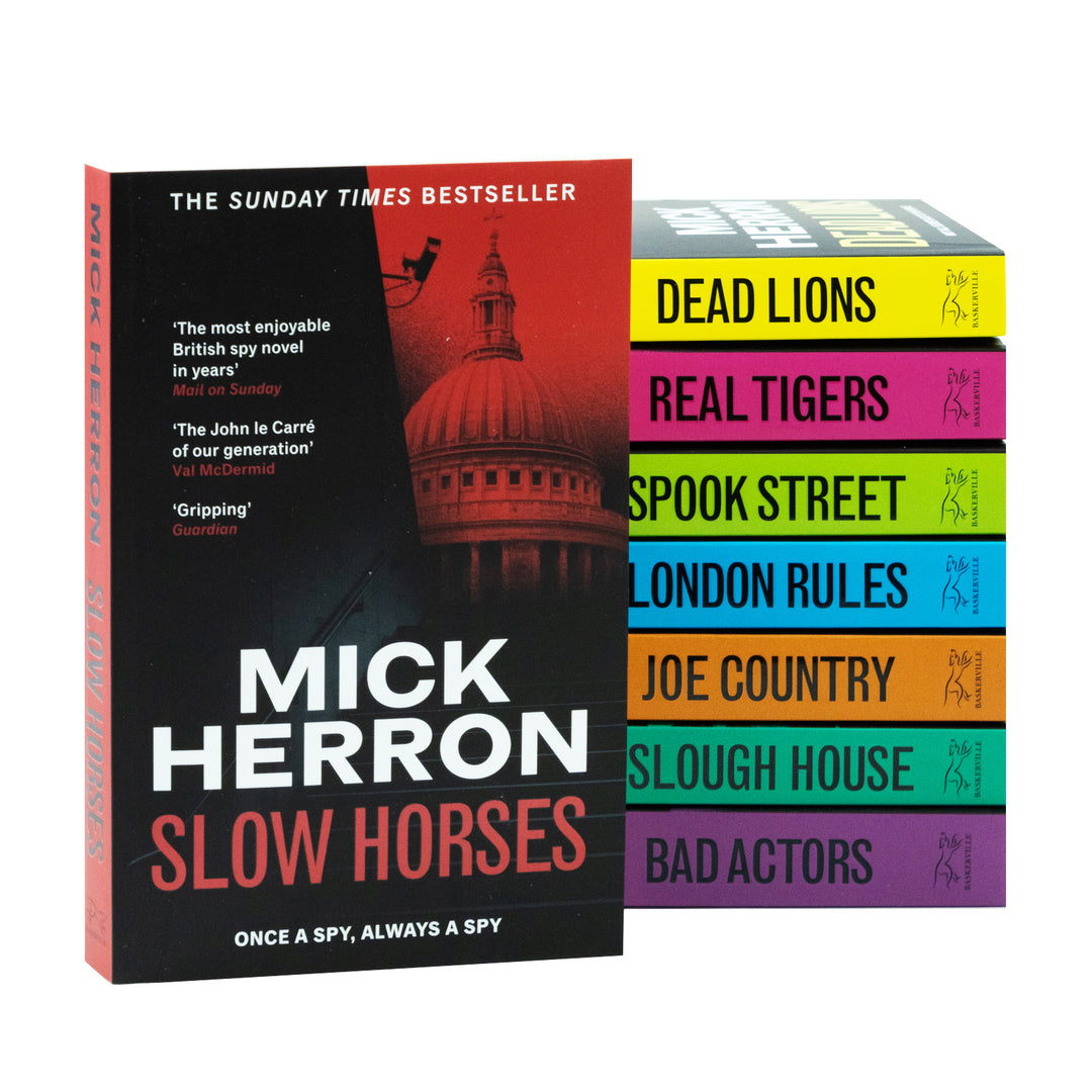 Slough House Thriller Series 8 Paperback Books By Mick Herron slough-house-thriller-series-8-paperback-books-by-mick-herron