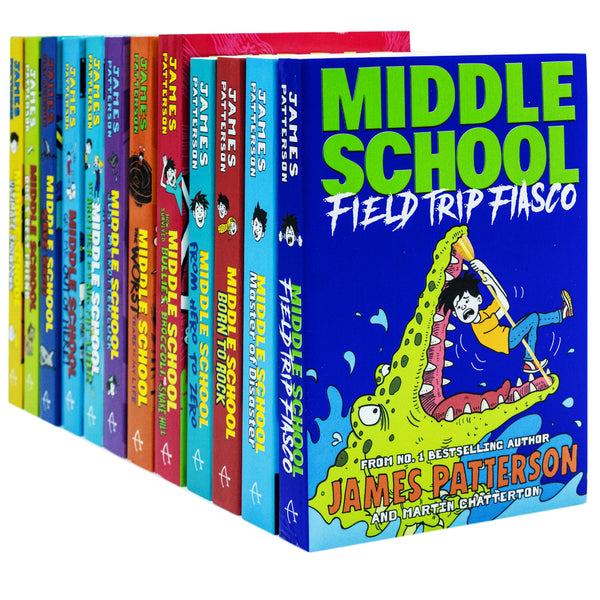 Middle School Series 12 Books Set Collection By James Patterson