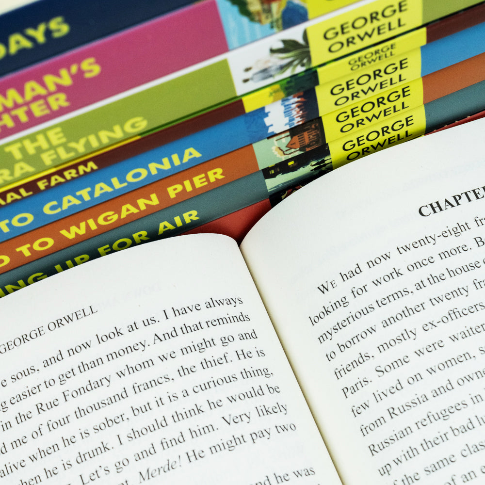 The Greatest Works of George Orwell 9-Book Collection Set | Classic Literature, Dystopian Fiction, 1984, Burmese Days, Homage to Catalonia & More