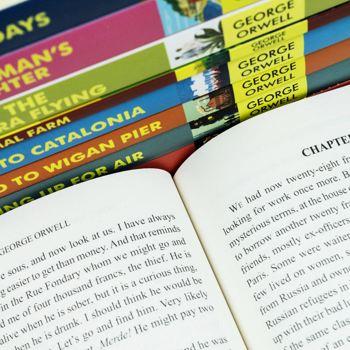 The Greatest Works of George Orwell 9-Book Collection Set | Classic Literature, Dystopian Fiction, 1984, Burmese Days, Homage to Catalonia & More