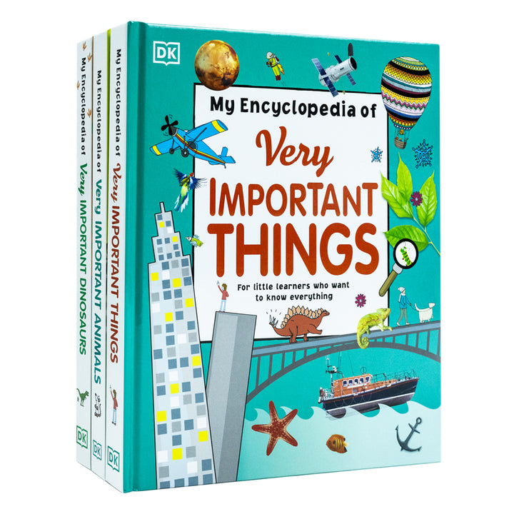 My Encyclopedia of Very Important Things, Animals & Dinosaurs – 3-Book Set | Fun & Educational Reference for Kids – Facts, Discovery & Learning