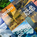 Childrens Introduction to Geography for Beginners 10 Book Collection Set: (Coral Reefs, Deserts, Forests, Grasslands, Islands, Mountains, Ocean and Seas, Polar Places, Rainforests, Rivers and Lakes)