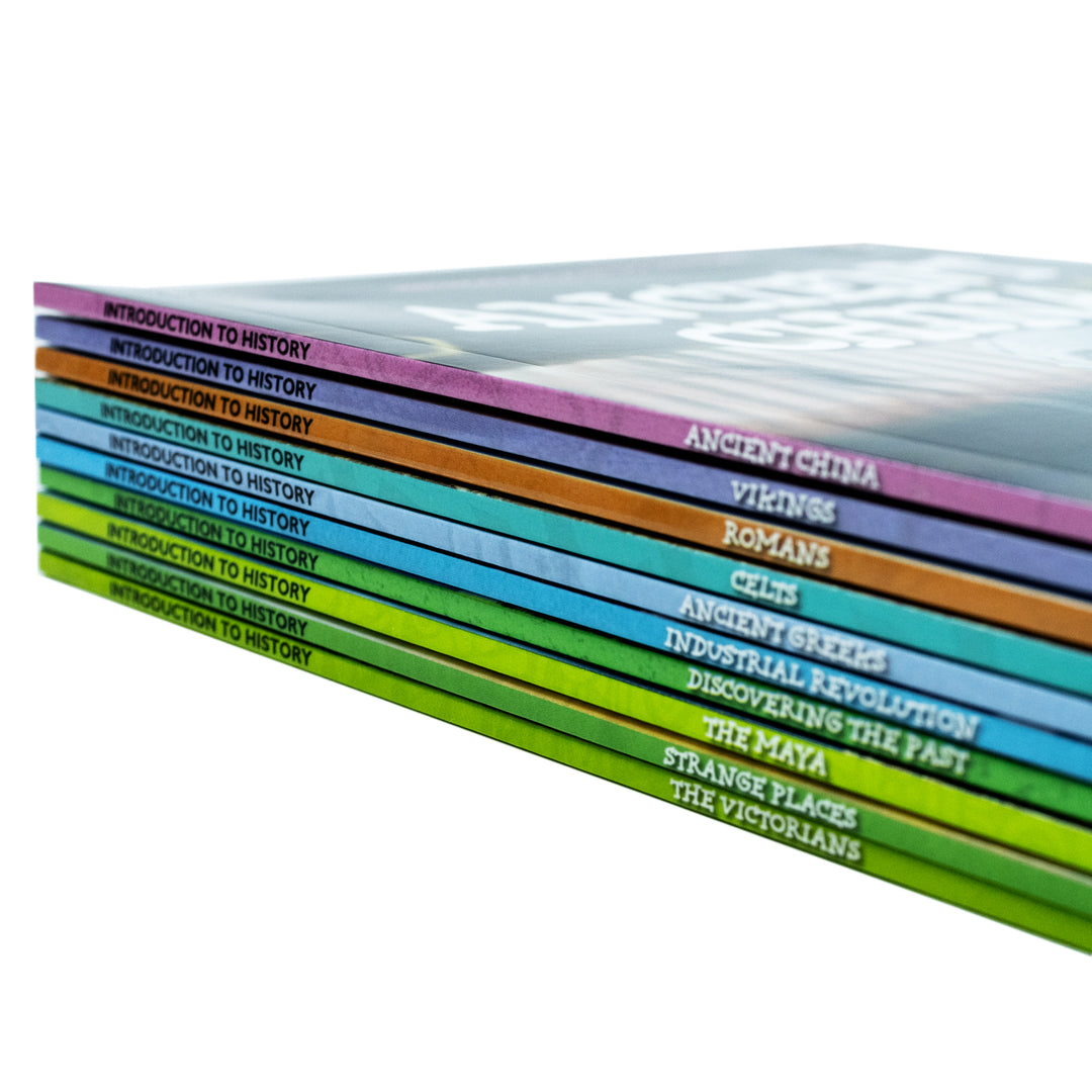 Children’s Introduction to History for Beginners Series 1 – 10 Book Collection Set | Educational Kids Books on Ancient China, Vikings, Celts & More
