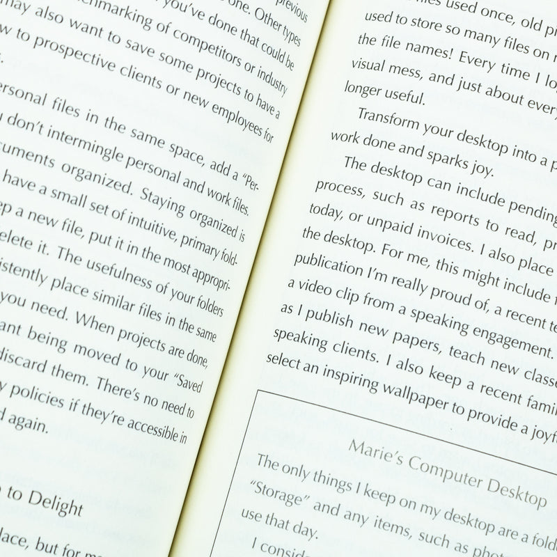 Joy at Work: Organizing Your Professional Life By Marie Kondo