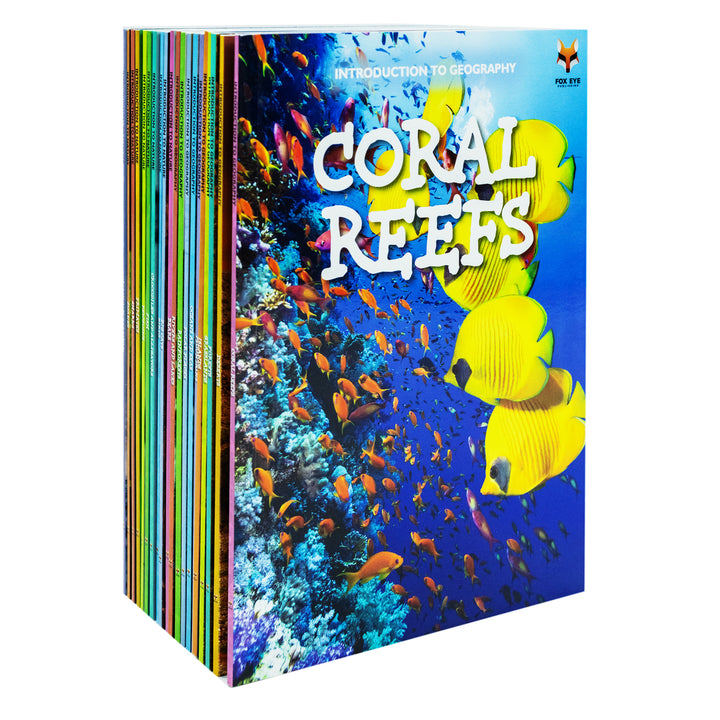 Children's Introduction to Nature & Geography 20-Books Box Set – Explore Wildlife, Ecosystems & Landscapes | Bears, Big Cats, Coral Reefs, Deserts & More