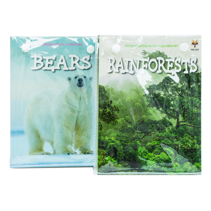 Children Introduction to Nature and Geography 20 Book Collection Set: (Bears, Big Cats,Crocodiles and Alligators,Coral Reefs,Deserts,Grasslands)
