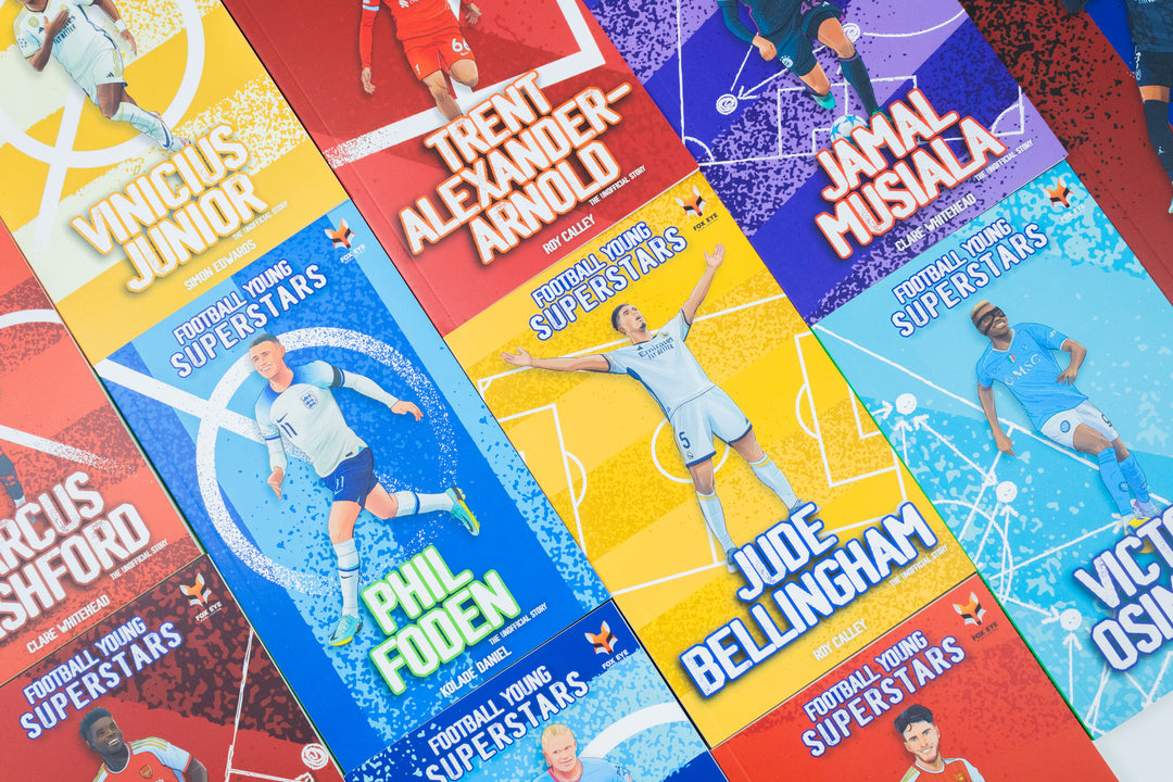 Football Young Superstars 12-Book Box Set | Inspiring Children's Sports Books on Jude Bellingham, Rashford, Mbappe, Haaland & More – Ages 12+