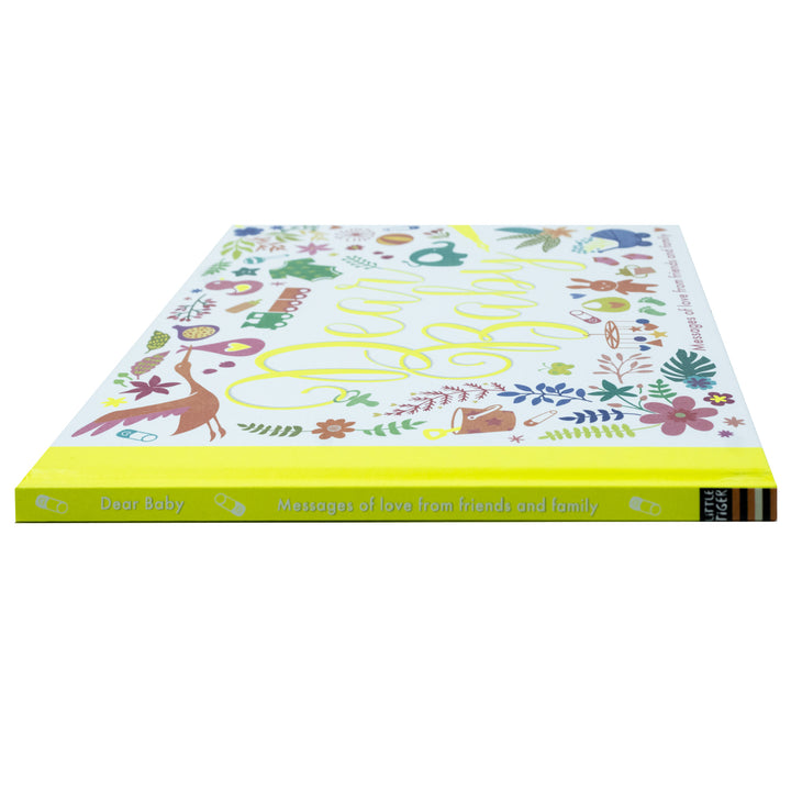 Dear Baby: Messages for Baby Keepsake Book (Hardback) – Baby Shower Guest Book & Newborn Memory Journal